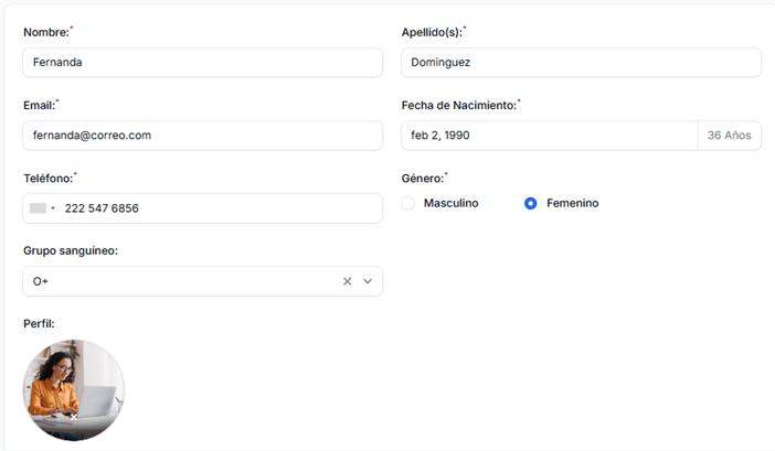 Registro de pacientes